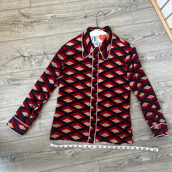 Lonyuash pattern button down shirt - Picture 3 of 6